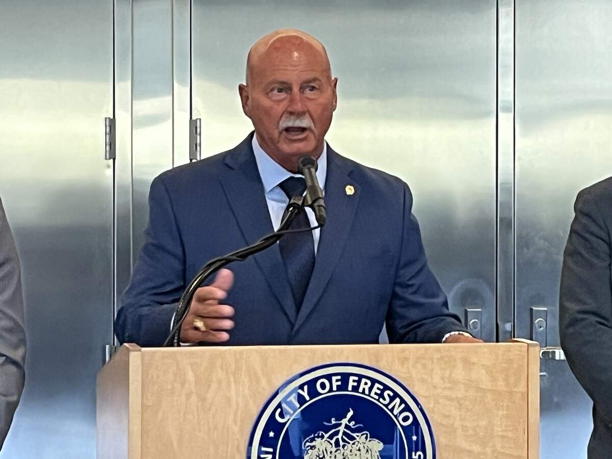Fresno Mayor Jerry Dyer, at a July 27, 2026, news conference at Fresno City Hall, said he would run for a third term in 2028 if voters allow.